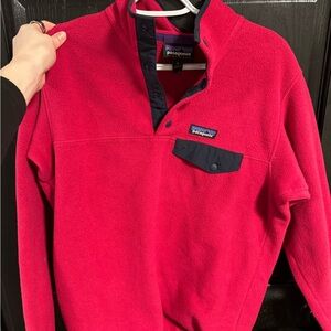 Patagonia Vibrant Red Snap-T Fleece